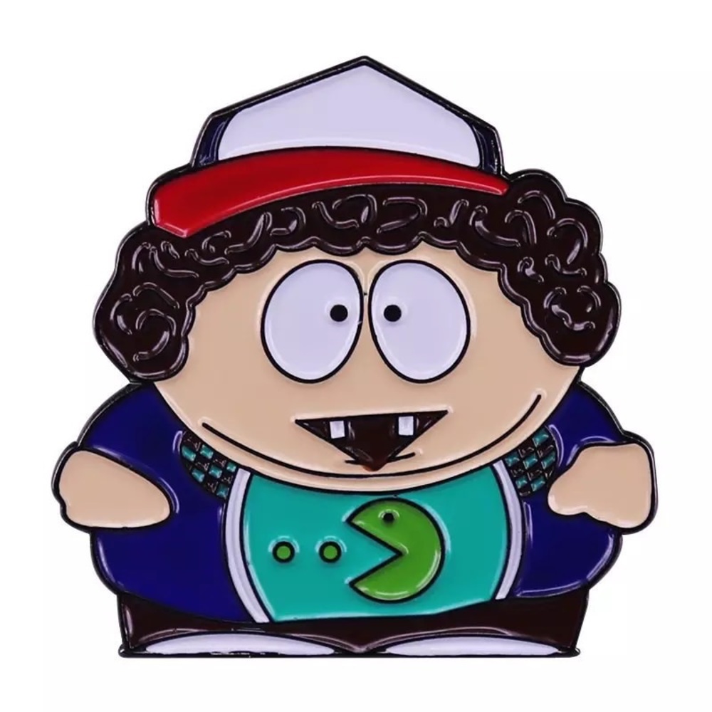 Funny South Park Pac Man Enamel Pin